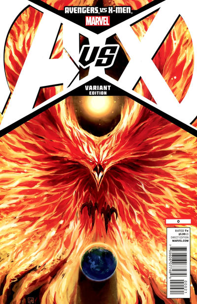 Cover for Avengers vs. X-Men (Marvel, 2012 series) #0 [Variant Cover by Stephanie Hans]