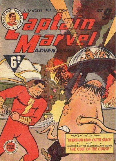 Cover for Captain Marvel Adventures (Cleland, 1946 series) #9