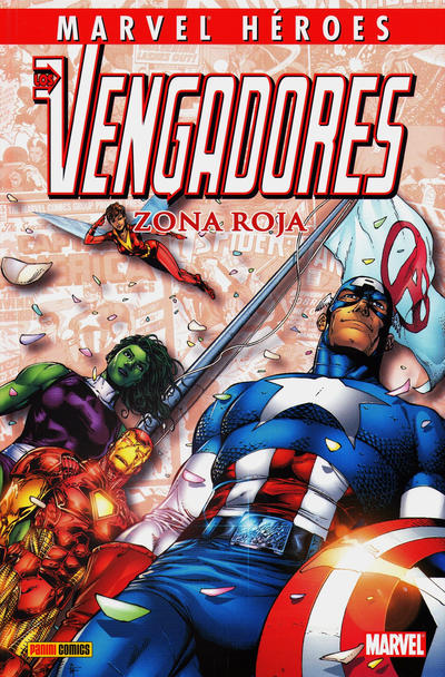 Cover for Coleccionable Marvel Héroes (Panini España, 2010 series) #7 - Los Vengadores: Zona Roja