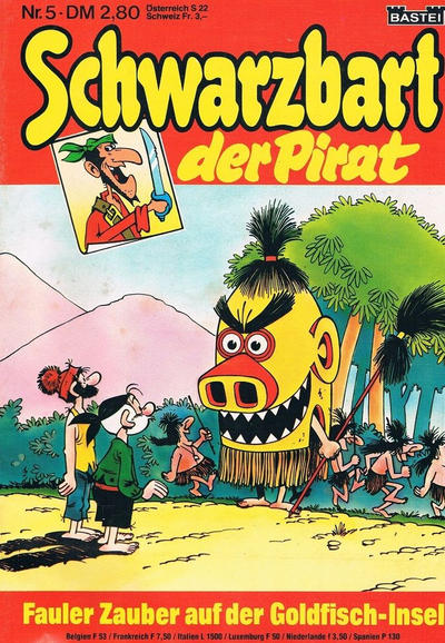 Cover for Schwarzbart der Pirat (Bastei Verlag, 1980 series) #5