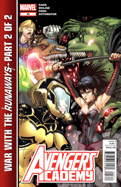 Cover for Avengers Academy (Marvel, 2010 series) #28