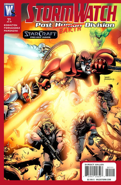 Cover for Stormwatch: P.H.D. (DC, 2007 series) #21