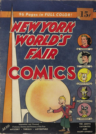 Cover for New York World's Fair Comics (DC, 1939 series) #[1] [15¢]