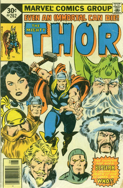 Cover for Thor (Marvel, 1966 series) #262 [Whitman]