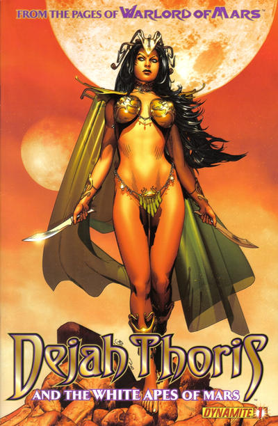 Cover for Dejah Thoris and the White Apes of Mars (Dynamite Entertainment, 2012 series) #1 [Cover A - Brandon Peterson]