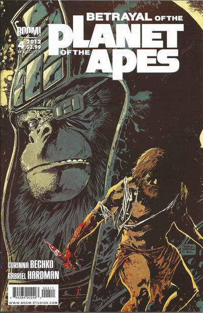 Cover for Betrayal of the Planet of the Apes (Boom! Studios, 2011 series) #4 [Cover A]