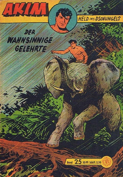 Cover for Akim Held des Dschungels (Lehning, 1958 series) #25