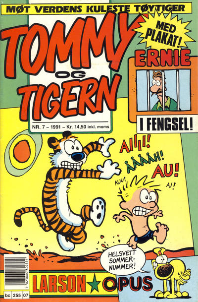 Cover for Tommy og Tigern (Bladkompaniet / Schibsted, 1989 series) #7/1991