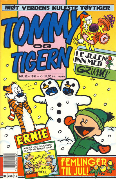 Cover for Tommy og Tigern (Bladkompaniet / Schibsted, 1989 series) #12/1991