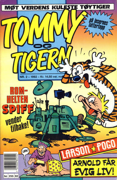 Cover for Tommy og Tigern (Bladkompaniet / Schibsted, 1989 series) #2/1992