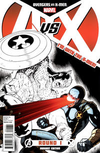 Cover Thumbnail for Avengers vs. X-Men (Marvel, 2012 series) #1 [Team X-Men Variant Cover by Ryan Stegman]