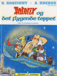 Cover for Asterix (Hjemmet / Egmont, 1969 series) #28 - Asterix og det flygende teppet [1. opplag Reutsendelse 147 34]