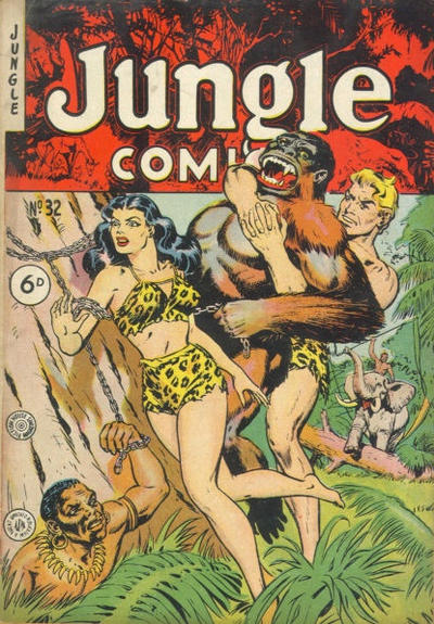 Cover for Jungle Comics (H. John Edwards, 1950 ? series) #32