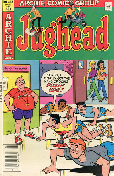 Cover for Jughead (Archie, 1965 series) #308