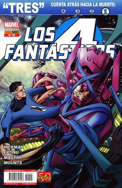 Cover for Los 4 Fantásticos (Panini España, 2008 series) #45