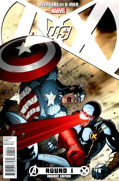 Cover for Avengers vs. X-Men (Marvel, 2012 series) #1 [Variant Cover by Ryan Stegman]