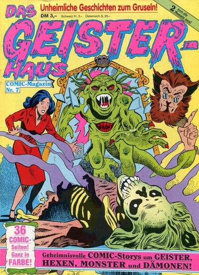 Cover for Das Geisterhaus (Condor, 1989 series) #7
