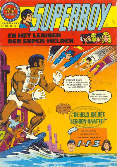 Cover for Superboy en het Legioen der Super-Helden (Classics/Williams, 1975 series) #8