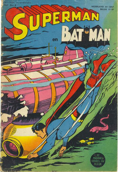 Cover for Superman en Batman (Vanderhout, 1967 series) #8/1967