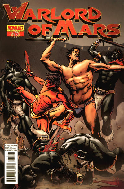 Cover for Warlord of Mars (Dynamite Entertainment, 2010 series) #16 [Stephen Sadowski Cover]