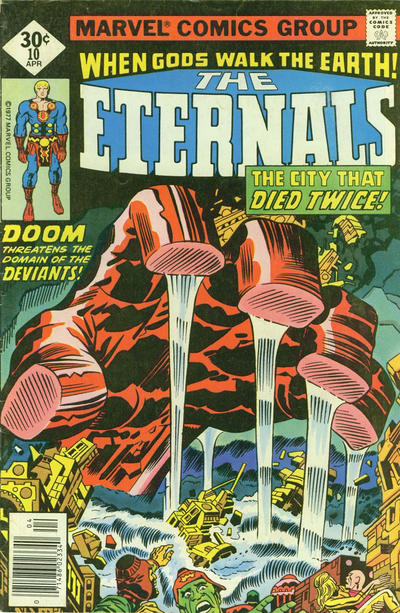 Cover for The Eternals (Marvel, 1976 series) #10 [Whitman]
