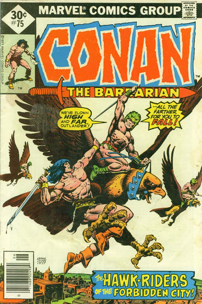 Cover for Conan the Barbarian (Marvel, 1970 series) #75 [Whitman]
