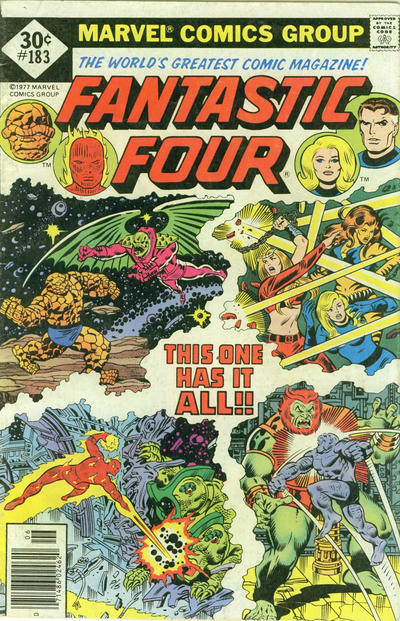 Cover for Fantastic Four (Marvel, 1961 series) #183 [Whitman]