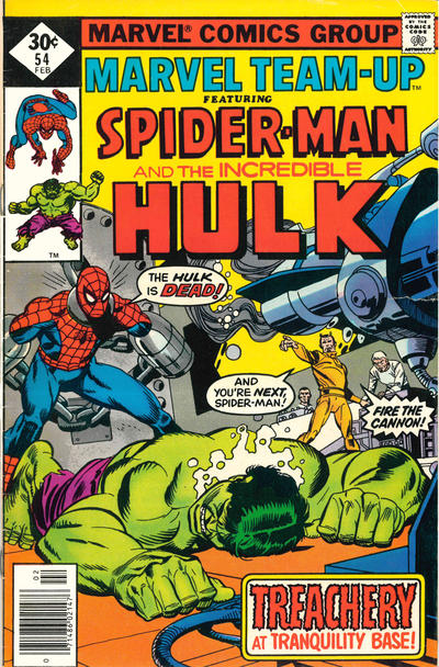 Cover for Marvel Team-Up (Marvel, 1972 series) #54 [Whitman]