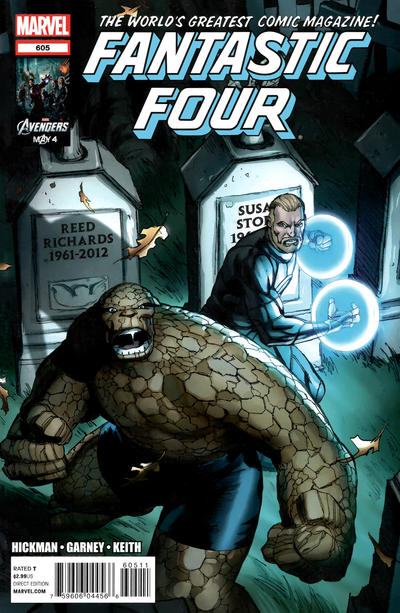 Cover for Fantastic Four (Marvel, 2012 series) #605