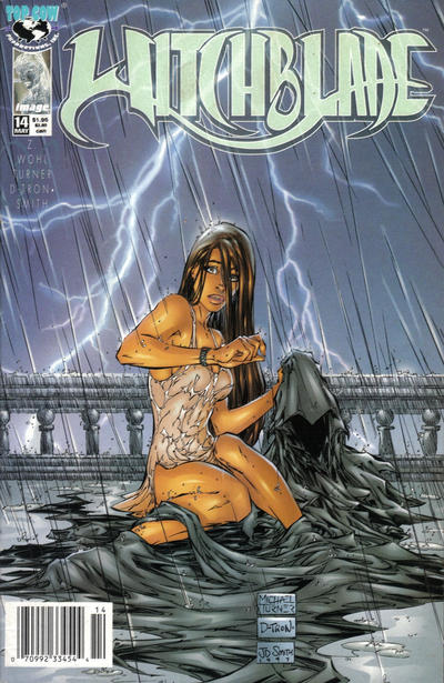 Cover for Witchblade (Image, 1995 series) #14 [Newsstand]