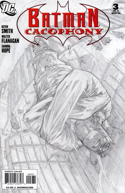 Cover for Batman Cacophony (DC, 2009 series) #3 [Andy Kubert Sketch Cover]
