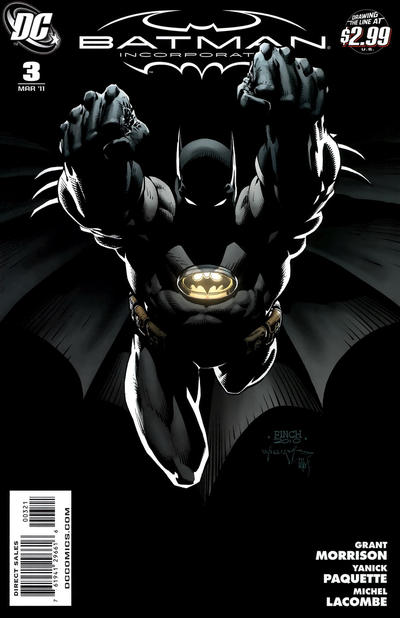Cover for Batman, Inc. (DC, 2011 series) #3 [David Finch / Scott Williams Cover]
