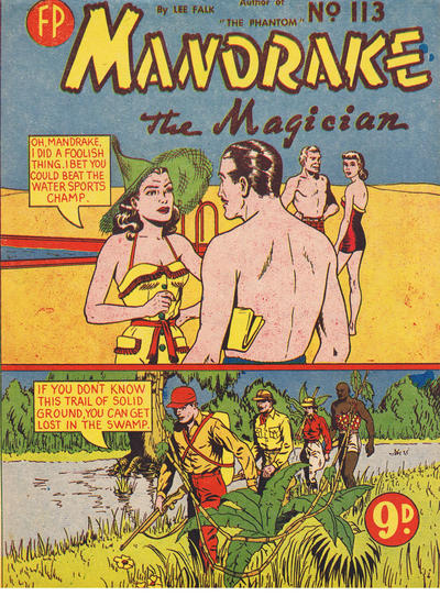 Cover for Mandrake the Magician (Feature Productions, 1950 ? series) #113