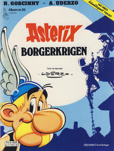 Cover for Asterix (Hjemmet / Egmont, 1969 series) #25 - Borgerkrigen [3. opplag]
