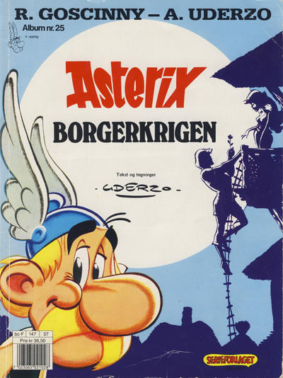 Cover for Asterix (Hjemmet / Egmont, 1969 series) #25 - Borgerkrigen [4. opplag]