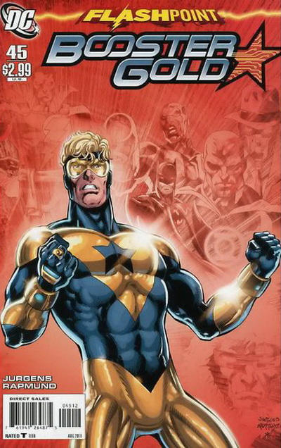 Cover for Booster Gold (DC, 2007 series) #45 [Second Printing]