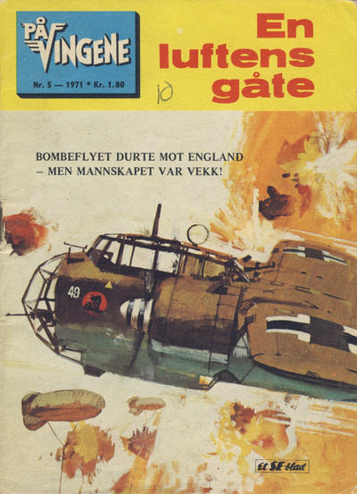 Cover for På Vingene (Serieforlaget / Se-Bladene / Stabenfeldt, 1963 series) #5/1971