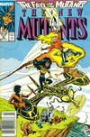 Cover Thumbnail for The New Mutants (1983 series) #61 [Newsstand]