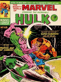 Cover for The Mighty World of Marvel (Marvel UK, 1972 series) #68