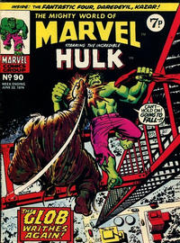 Cover Thumbnail for The Mighty World of Marvel (Marvel UK, 1972 series) #90