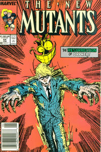 Cover Thumbnail for The New Mutants (Marvel, 1983 series) #64 [Newsstand]