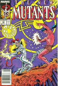 Cover Thumbnail for The New Mutants (Marvel, 1983 series) #66 [Newsstand]