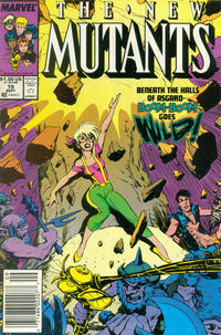 Cover Thumbnail for The New Mutants (Marvel, 1983 series) #79 [Newsstand]