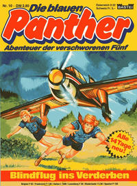 Cover Thumbnail for Die blauen Panther (Bastei Verlag, 1980 series) #10 - Blindflug ins Verderben