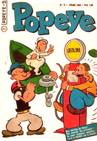 Cover Thumbnail for Popeye (Editora Brasil-América [EBAL], 1953 series) #5