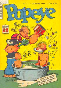 Cover Thumbnail for Popeye (Editora Brasil-América [EBAL], 1953 series) #11