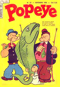 Cover Thumbnail for Popeye (Editora Brasil-América [EBAL], 1953 series) #33