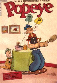 Cover Thumbnail for Popeye (Editora Brasil-América [EBAL], 1953 series) #45