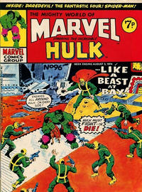 Cover for The Mighty World of Marvel (Marvel UK, 1972 series) #96