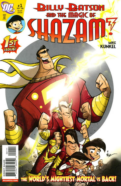 Cover for Billy Batson & the Magic of Shazam! (DC, 2008 series) #1 [Direct Sales]